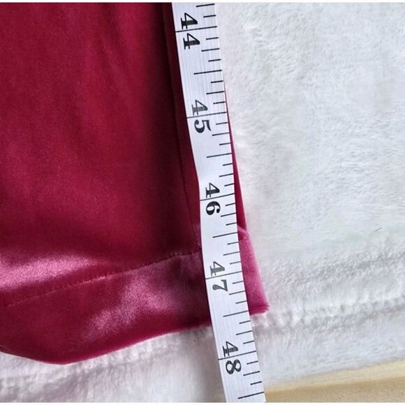 Universal Standard Luxe Belted Velvet Wide Leg Pants Red Chic Club Women 4XL - Picture 10 of 12